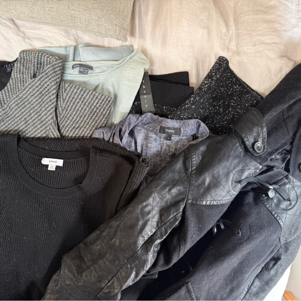 BUNDLE: Theory + Vince Women's Dress Collection in Black and Gray (over $2000)